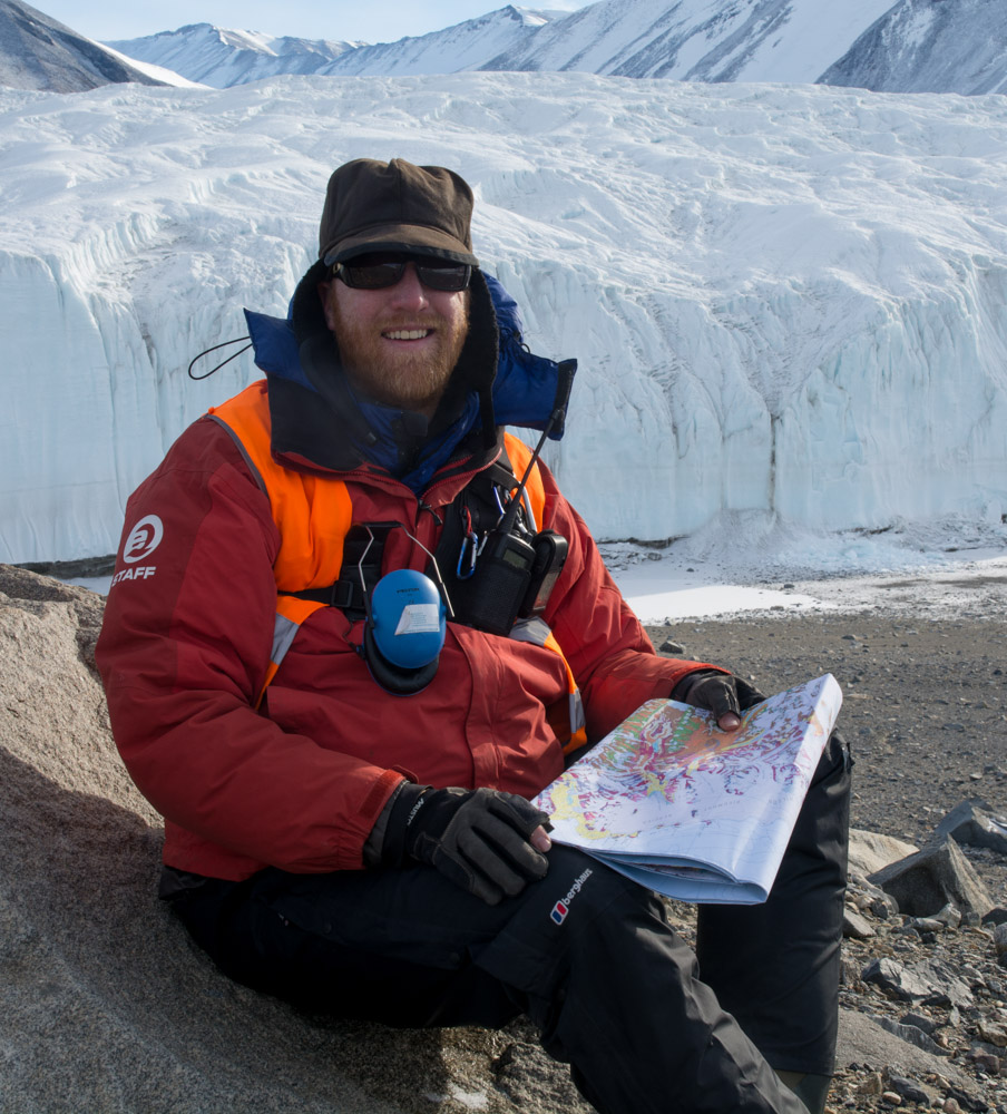  Myself at the Canada Glacier, Taylor Valley, McMurdo Dry Valleys