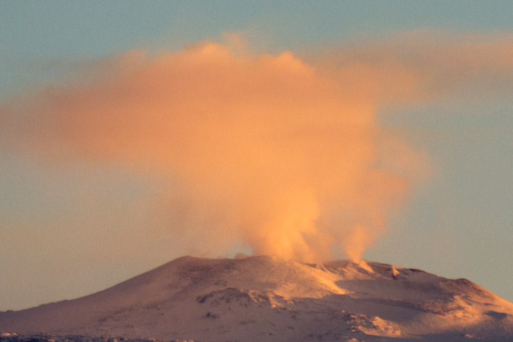 Phreatic eruption - Mount Erebus