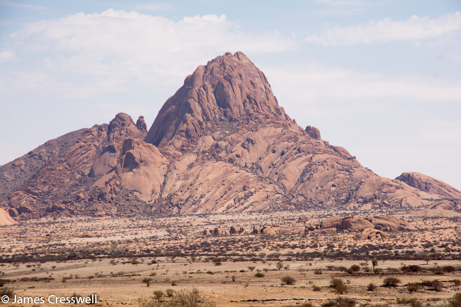 Spitzkoppe, Namibia - the mountain is a granite intrusion that was emplaced around 120 million years ago by the Tristan da Cunha Hotspot as the Gondwanaland was beginning to split.