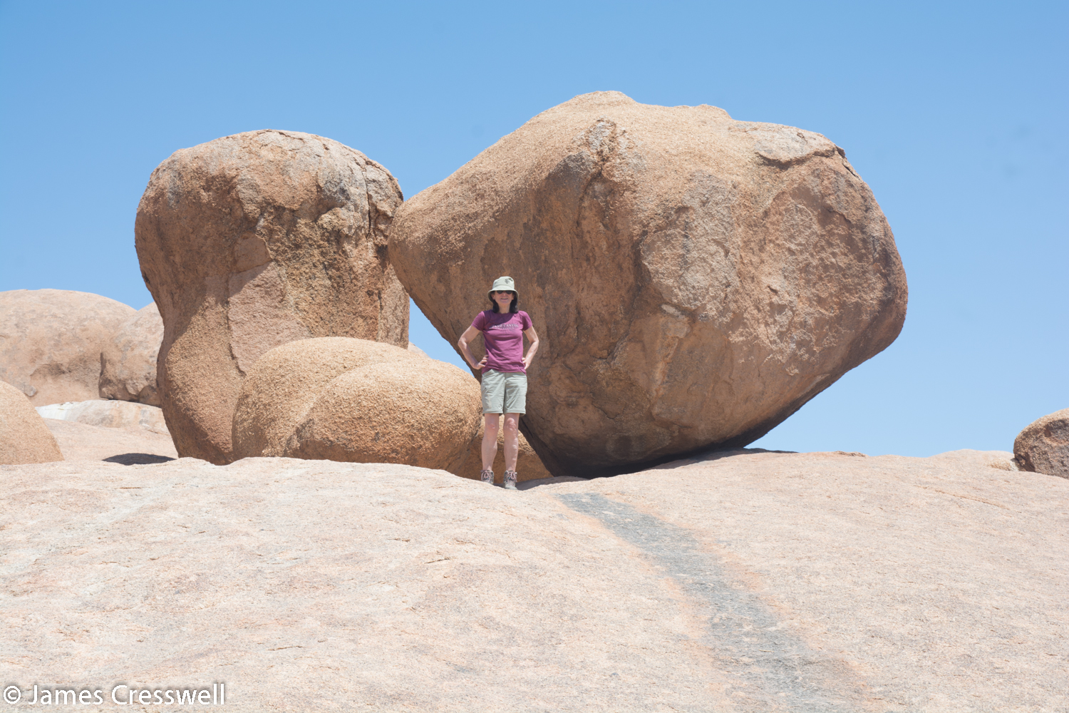 Boulders of the granite at Spitzkoppe, Namibia.