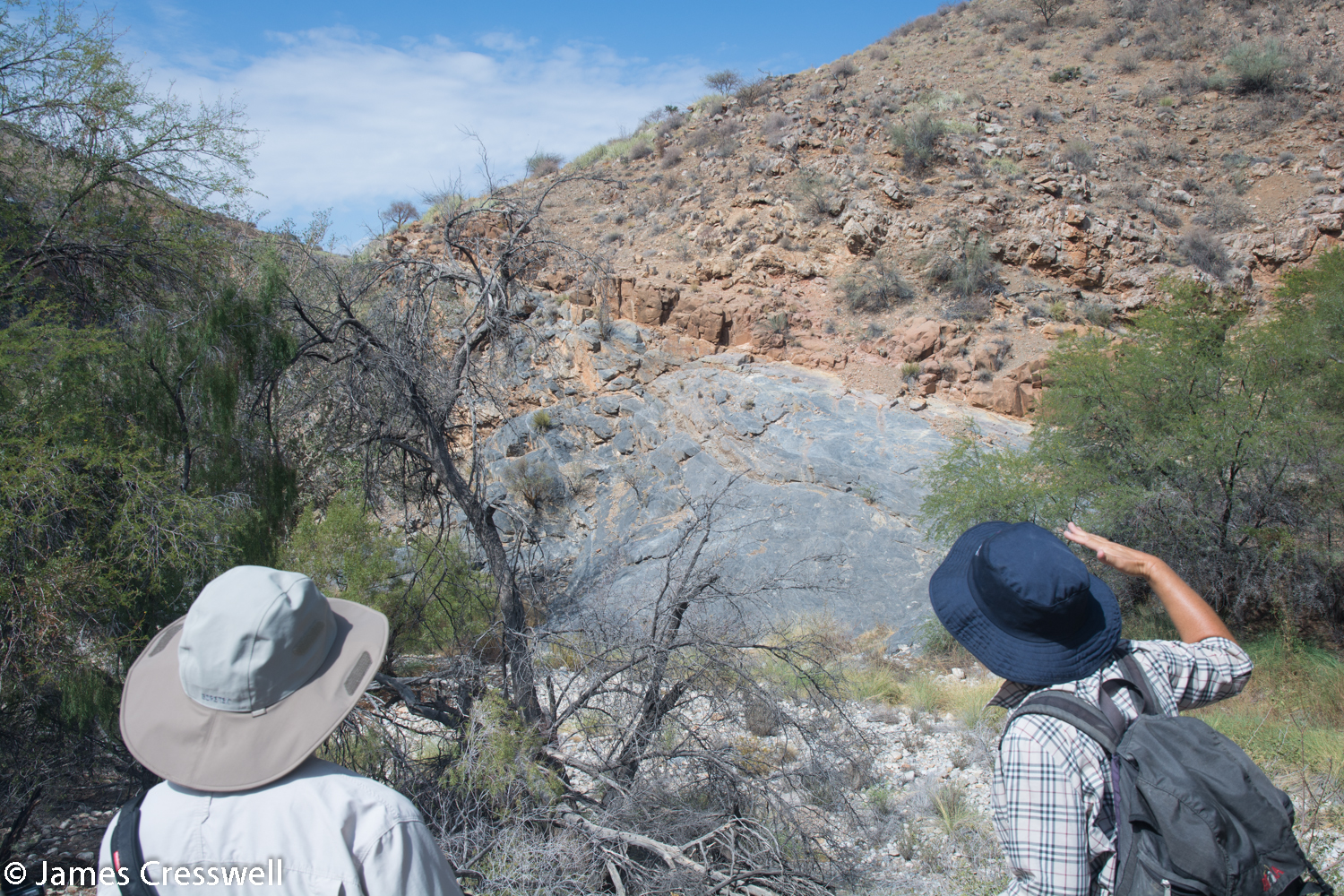 The Naukluft thrust fault, Namibia