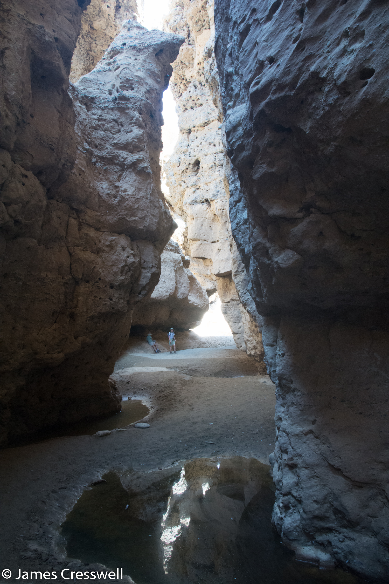 Inside the Sesriem gorge.