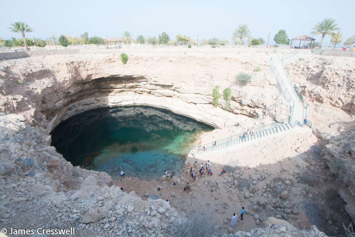 The Bimmah Sinkhole - 25m deep and 65m across