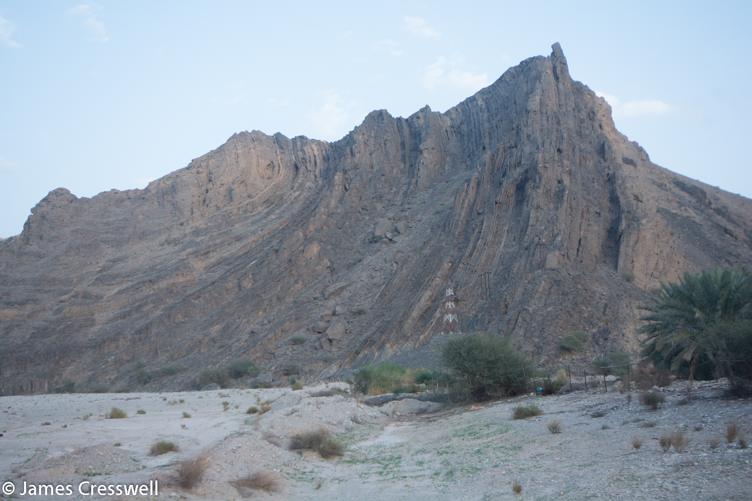 Large scale fold in Wadi Mayh
