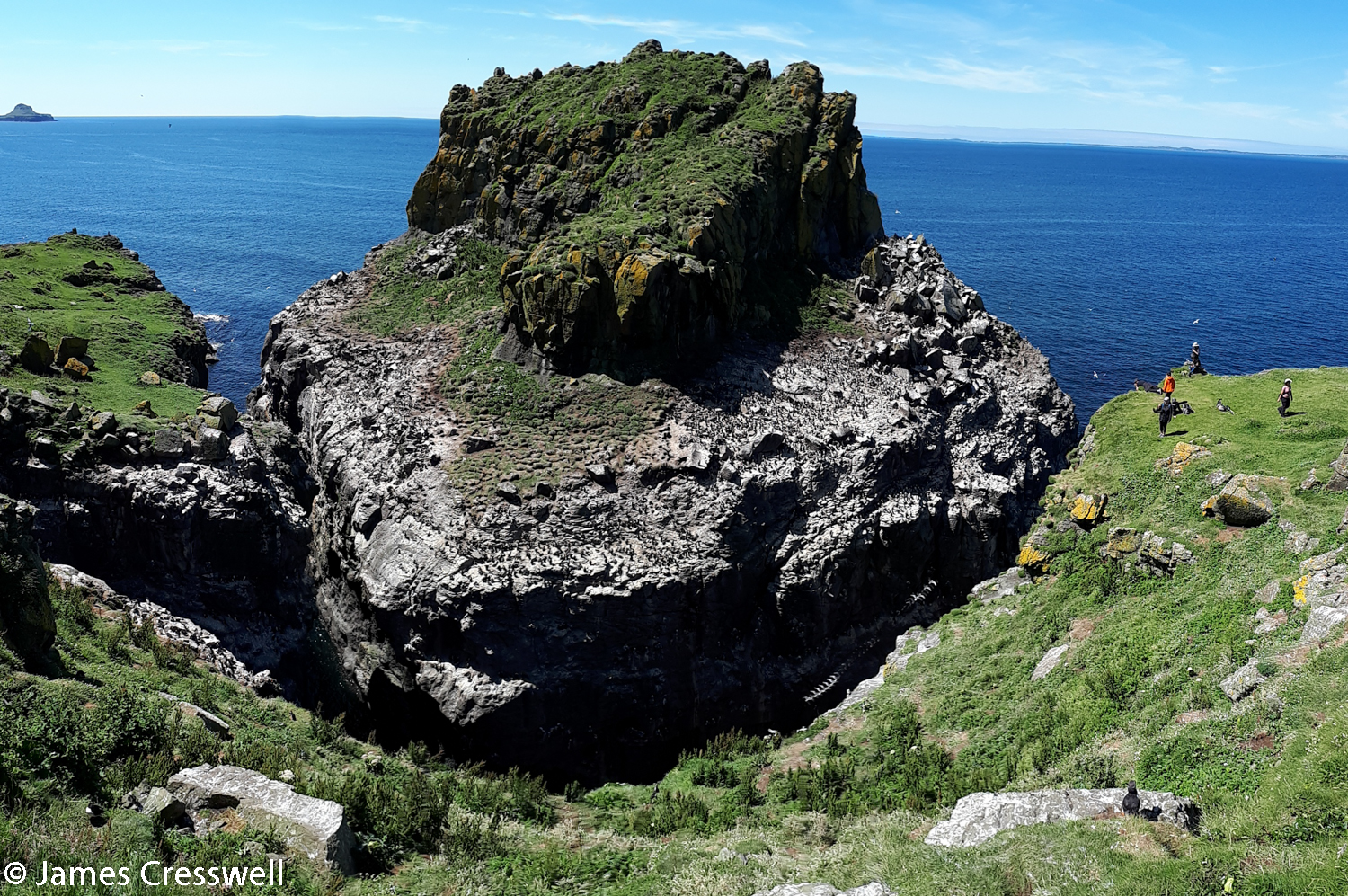 View of Harp Rock, Lunga