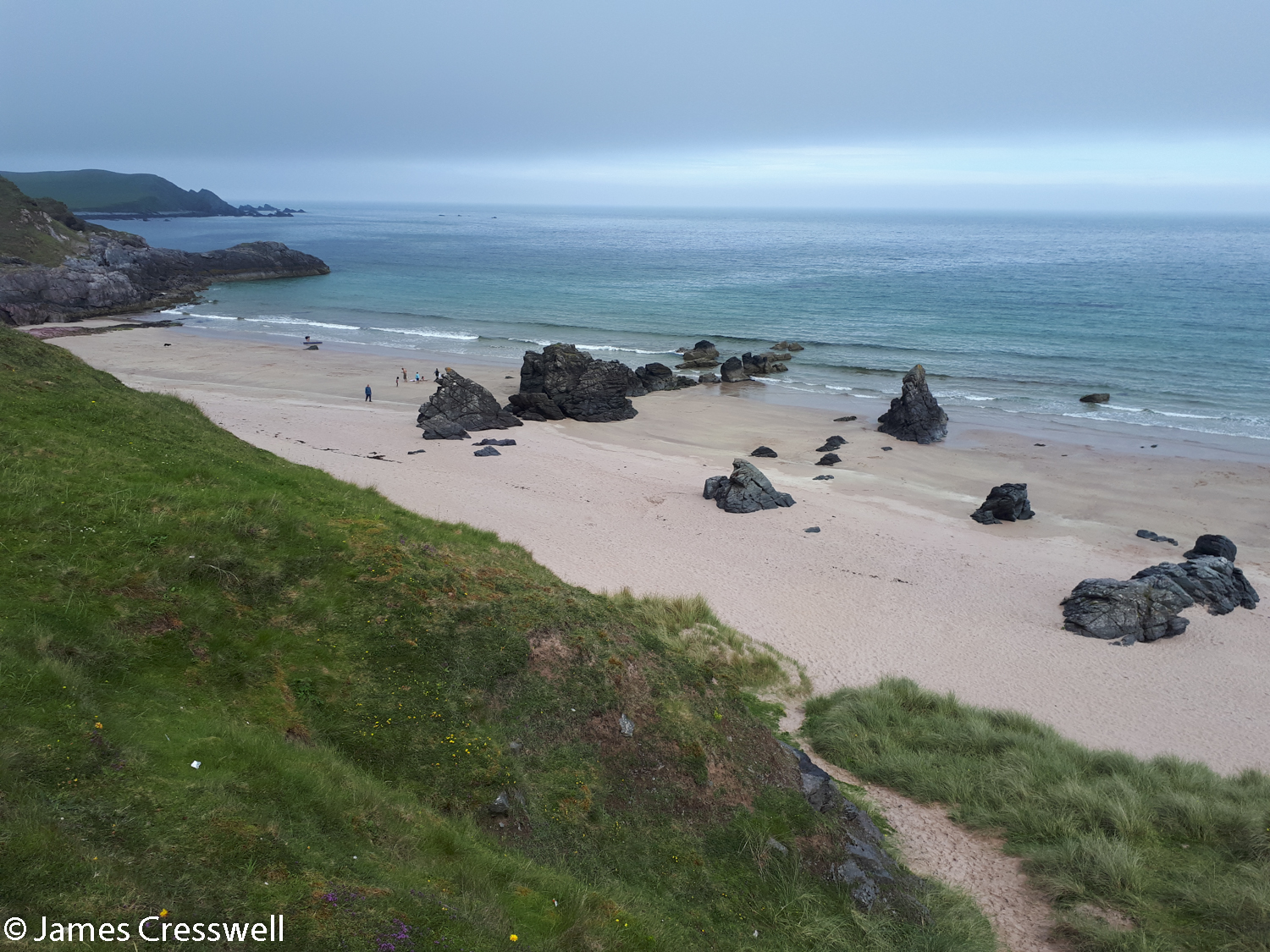 Moine Thrust, Oystershell rock, Sango Bay