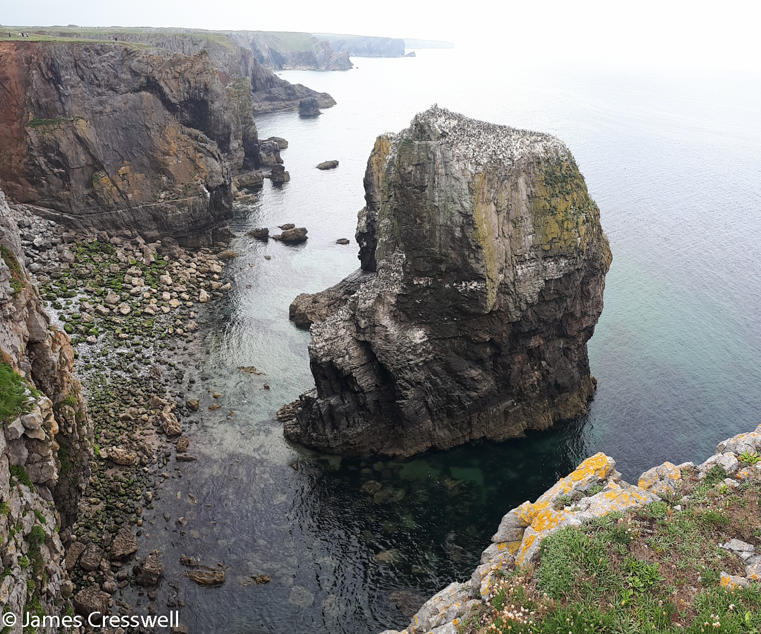 A sea stack