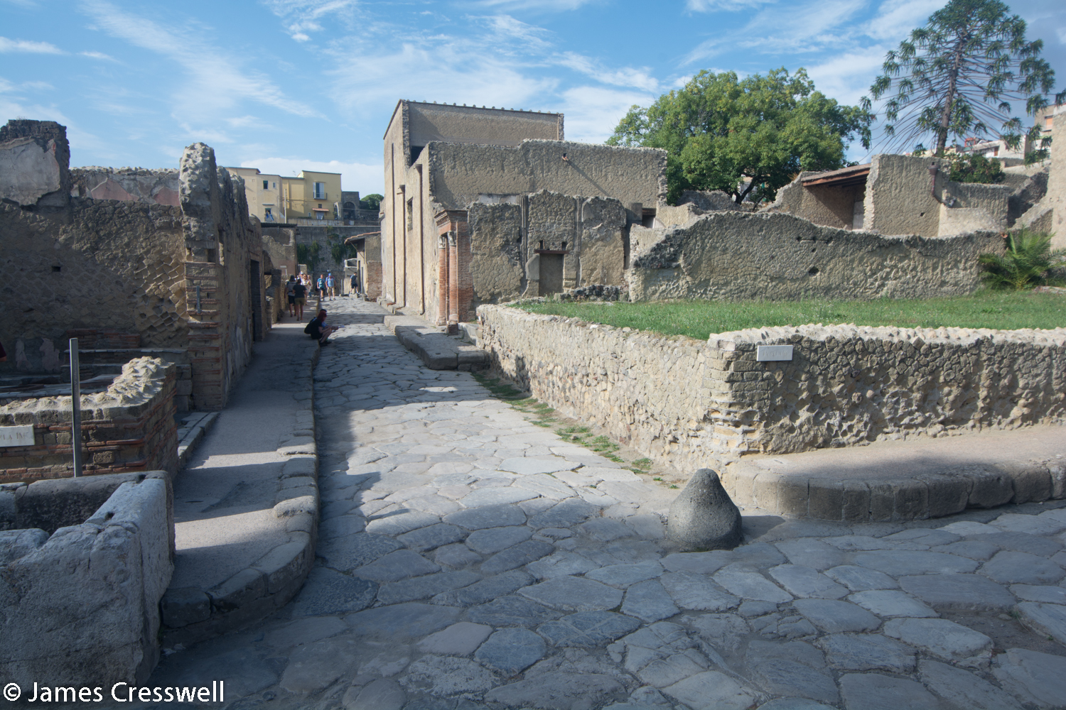 Herculaneum ancient street scene