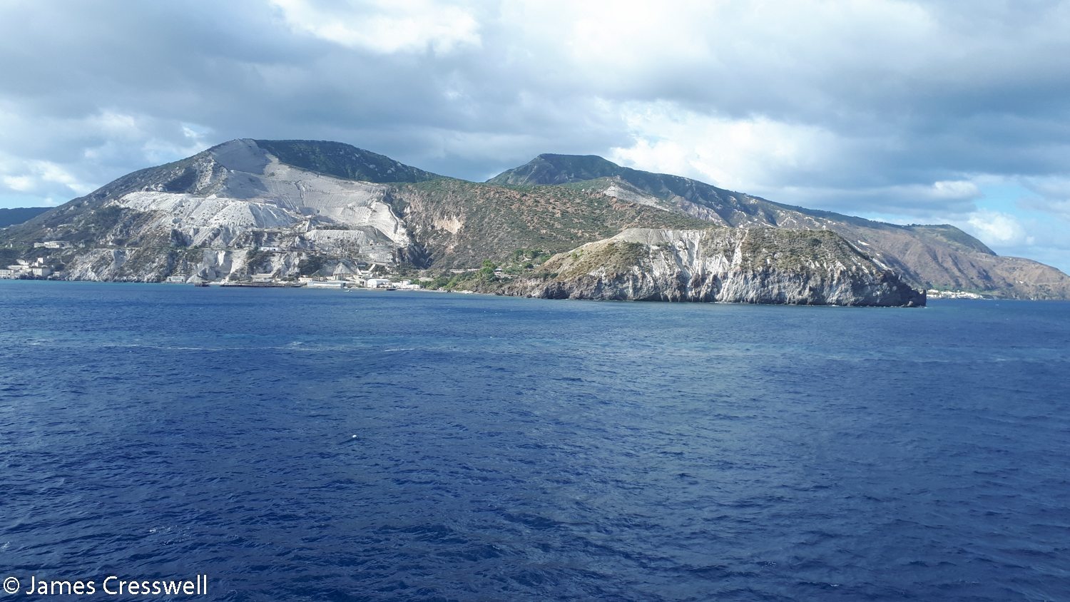 View of island from ferry