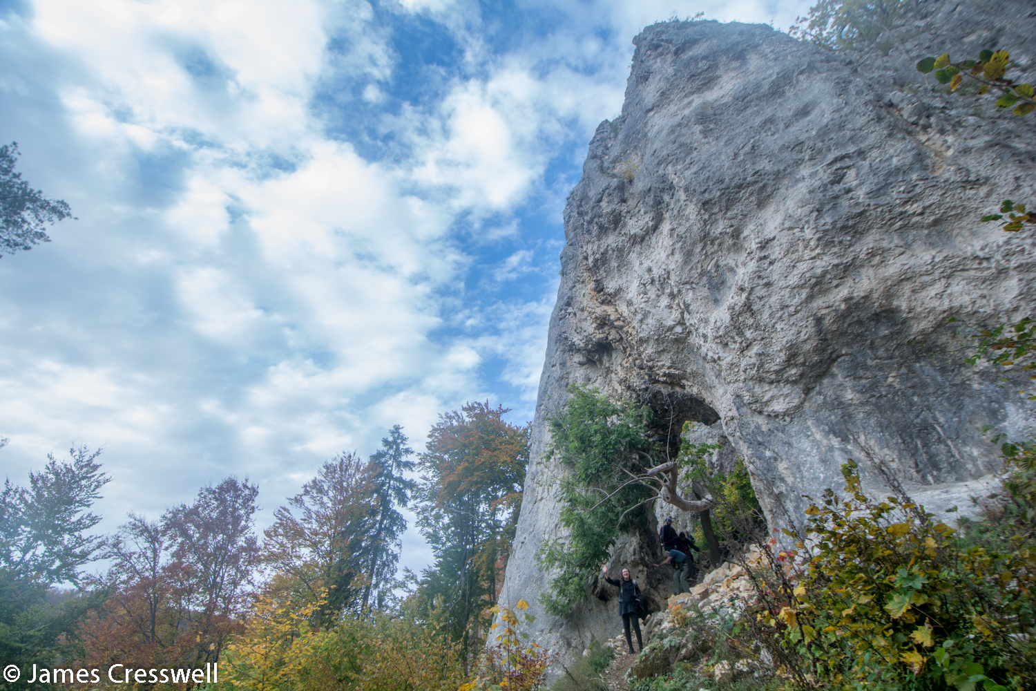 Archway leading to a cave