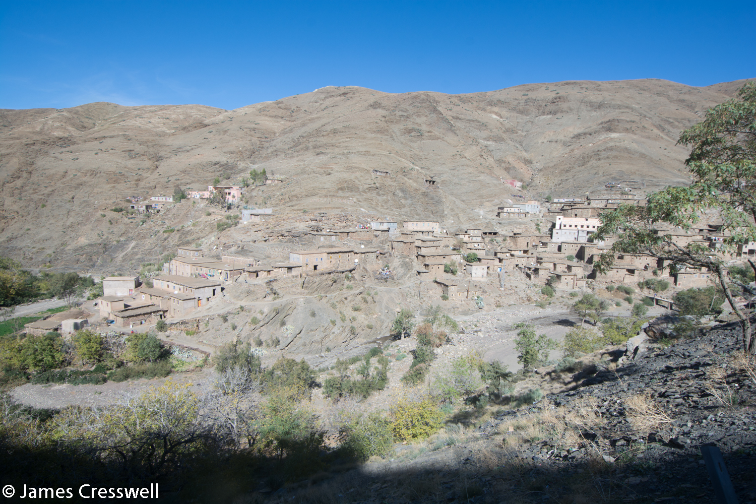 A village in the High Atlas mountains