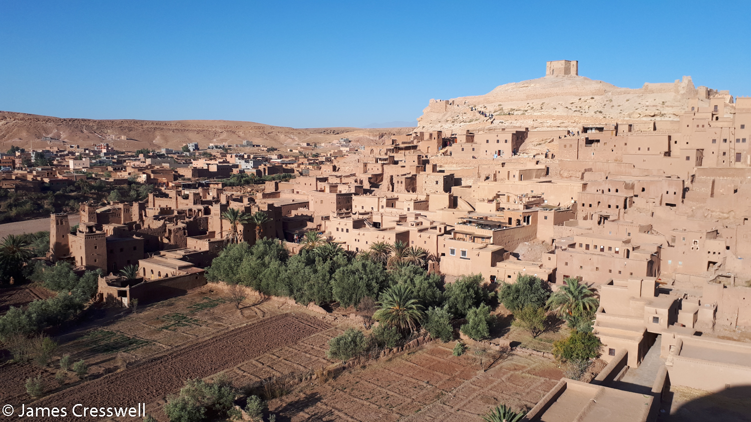 View of the World Heritage Site of Ait Ben Haddou