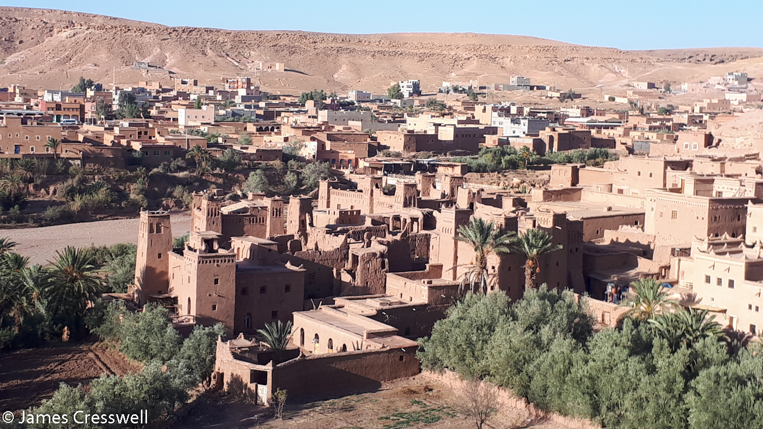 View of the World Heritage Site of Ait Ben Haddou