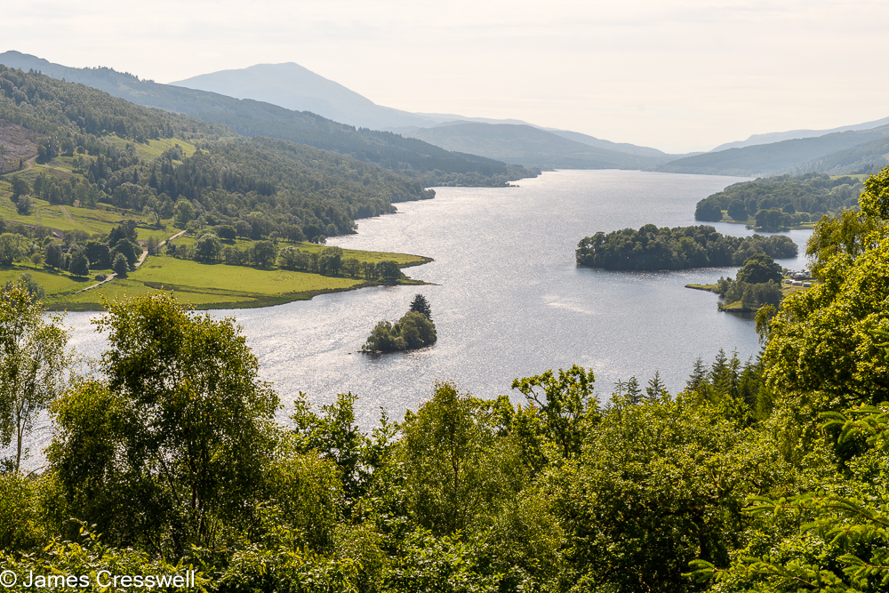 A lake with a mountain behind it