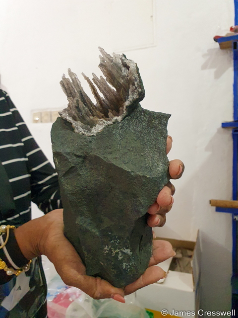 A beautiful geode from the Sidi Rahhal