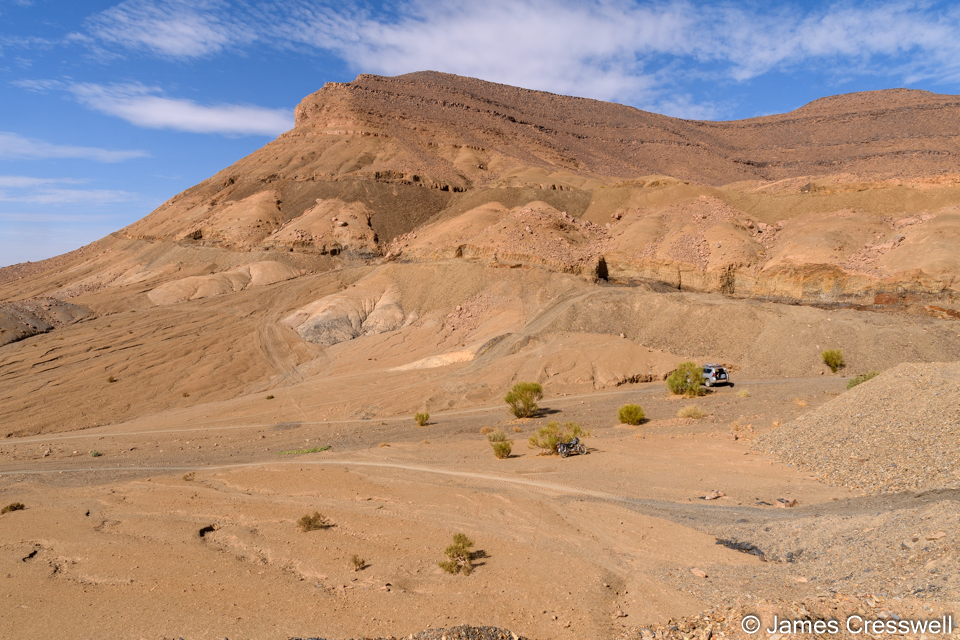 Jebel Tiskouine here over 15 million 'mud-bug' (Copocoryphe & Flexicalymene) trilobites have been mined from the Upper Ordovician Ktaoua Formation.