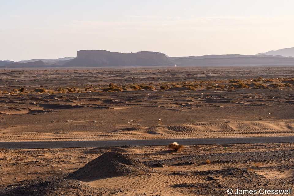 A distant view of the Eifelian-Givetian global stratotype GSSP (golden spike).