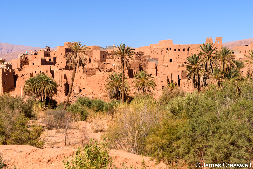 Tinghir near the Todrha gorge