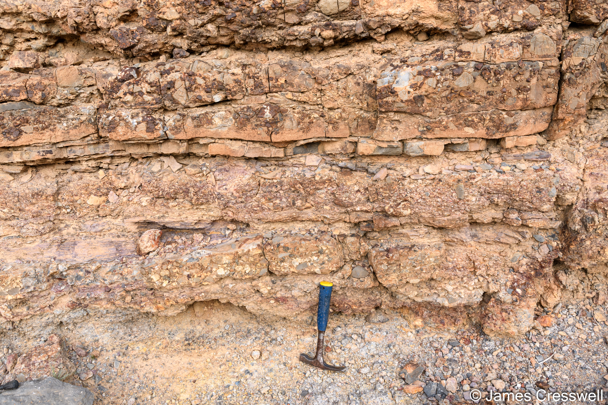 Permian aged beach deposits.