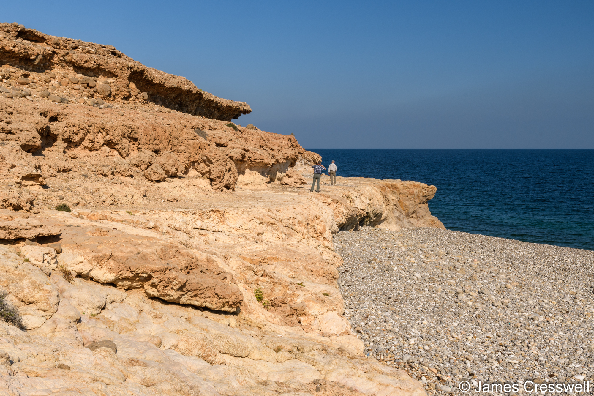 A Miocene wave cut platform