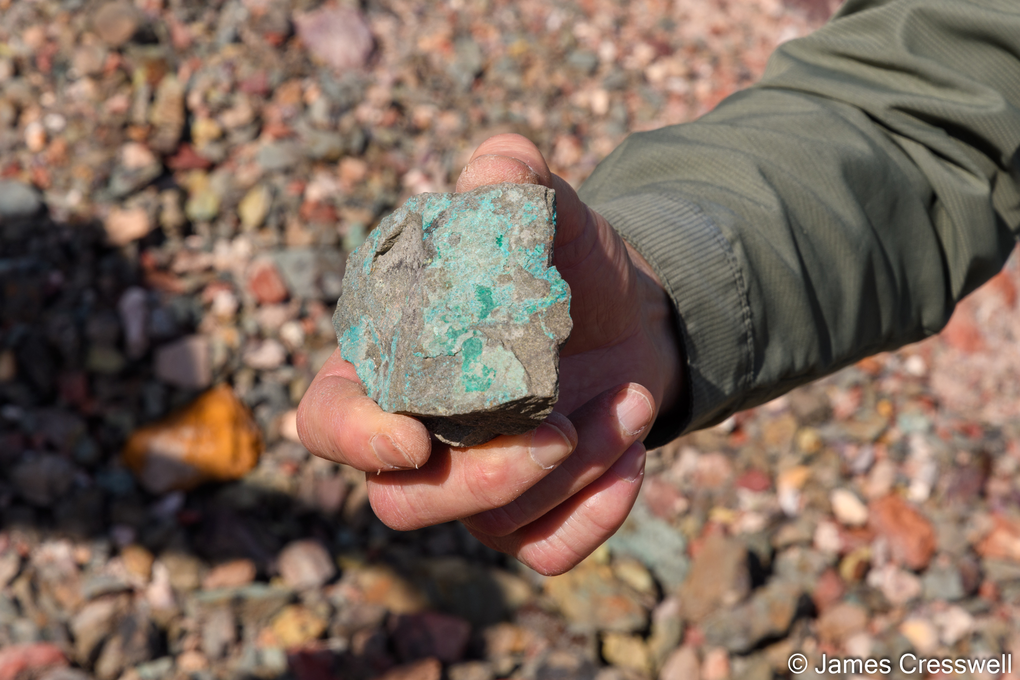 Malachite and azerite