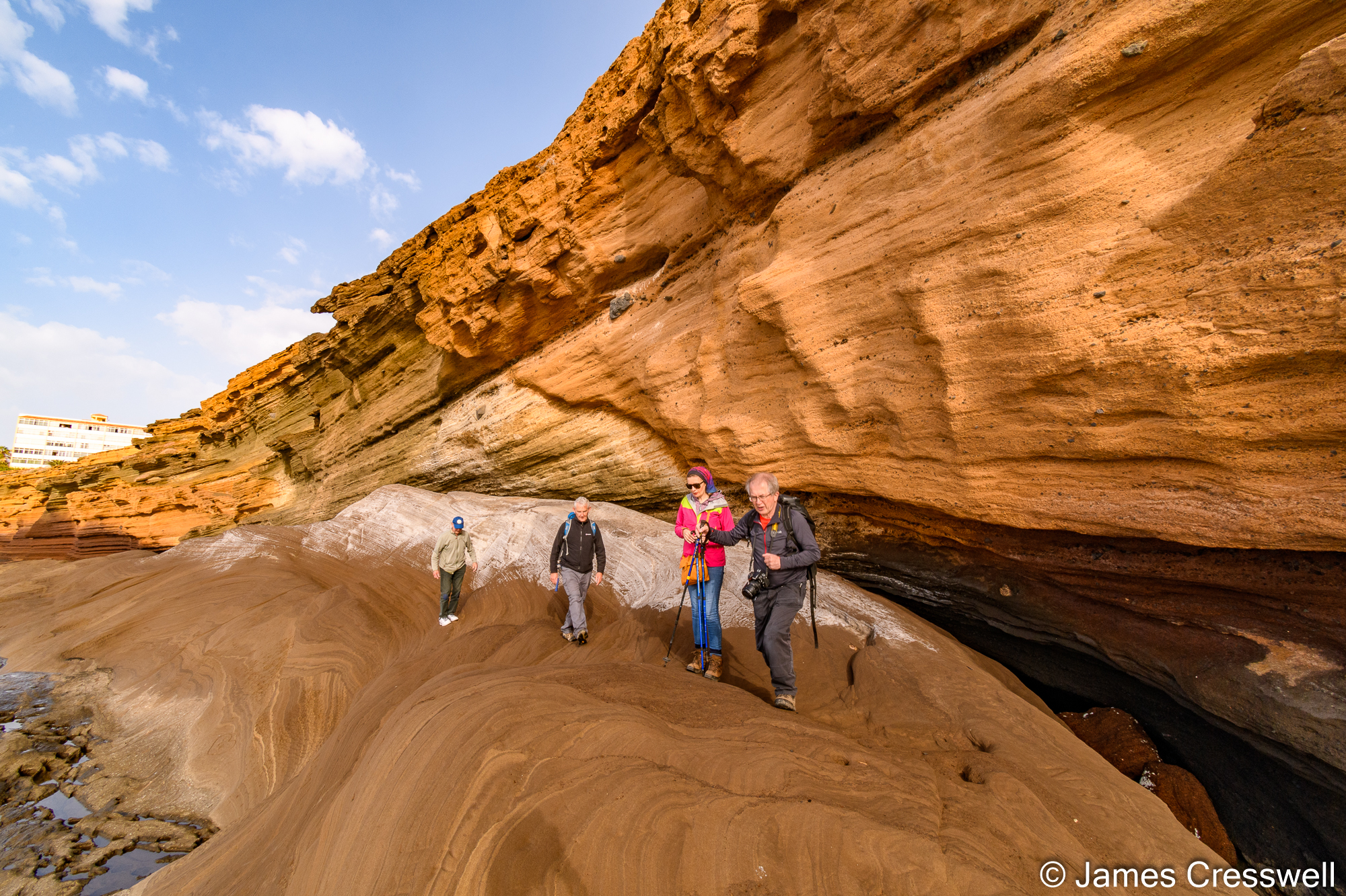 People at Mna Amarilla, Tenerife