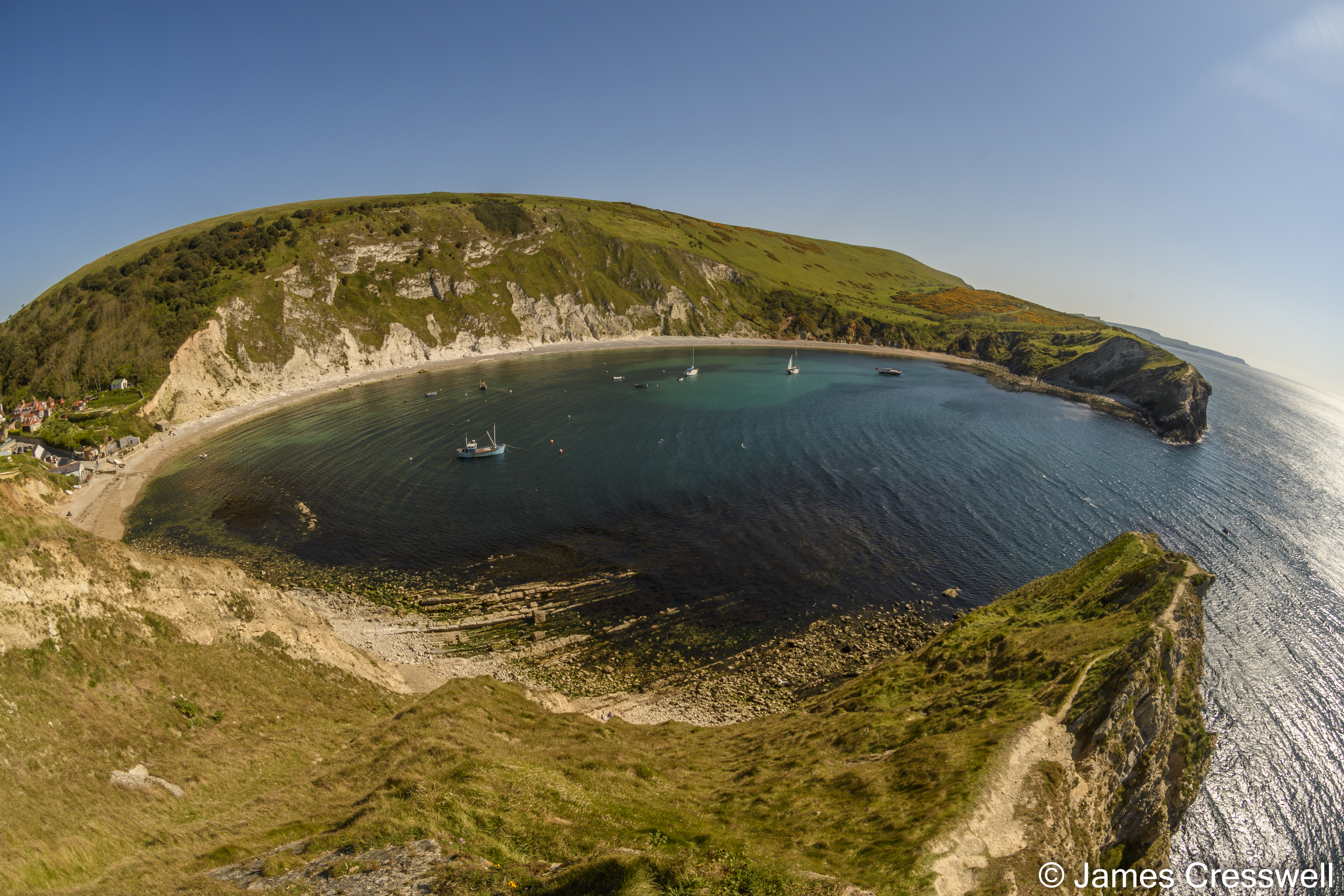 View of a coastal bay