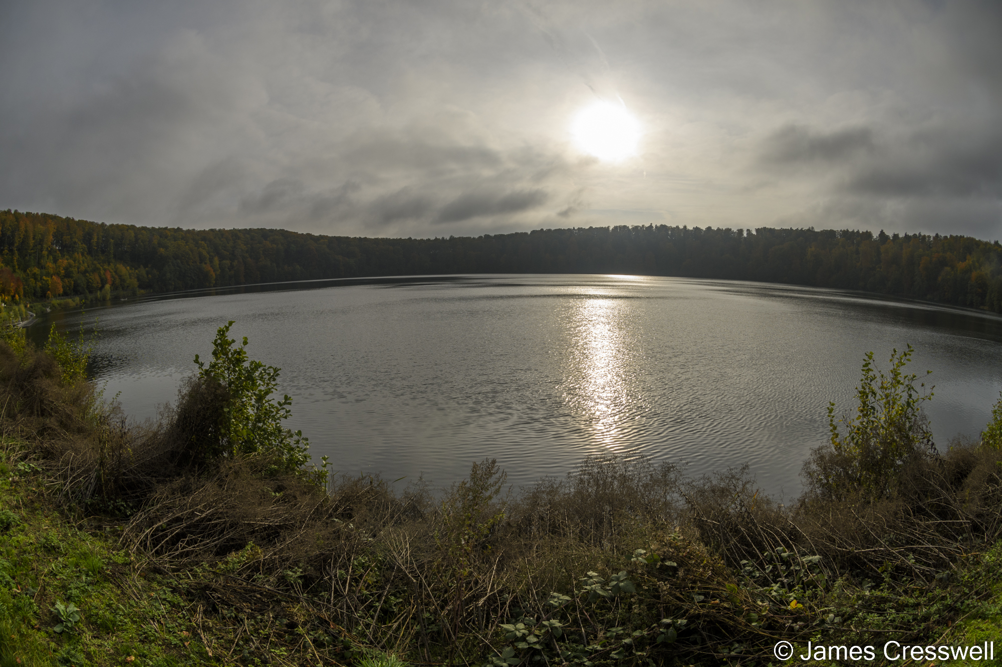 View across a lake